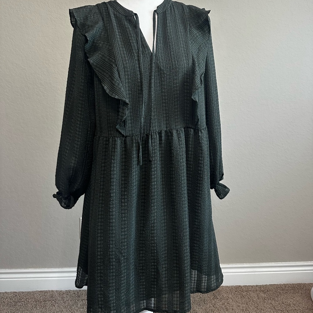 Loft green dress